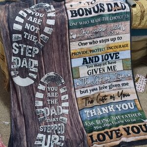 Stepdad Throw Blanket